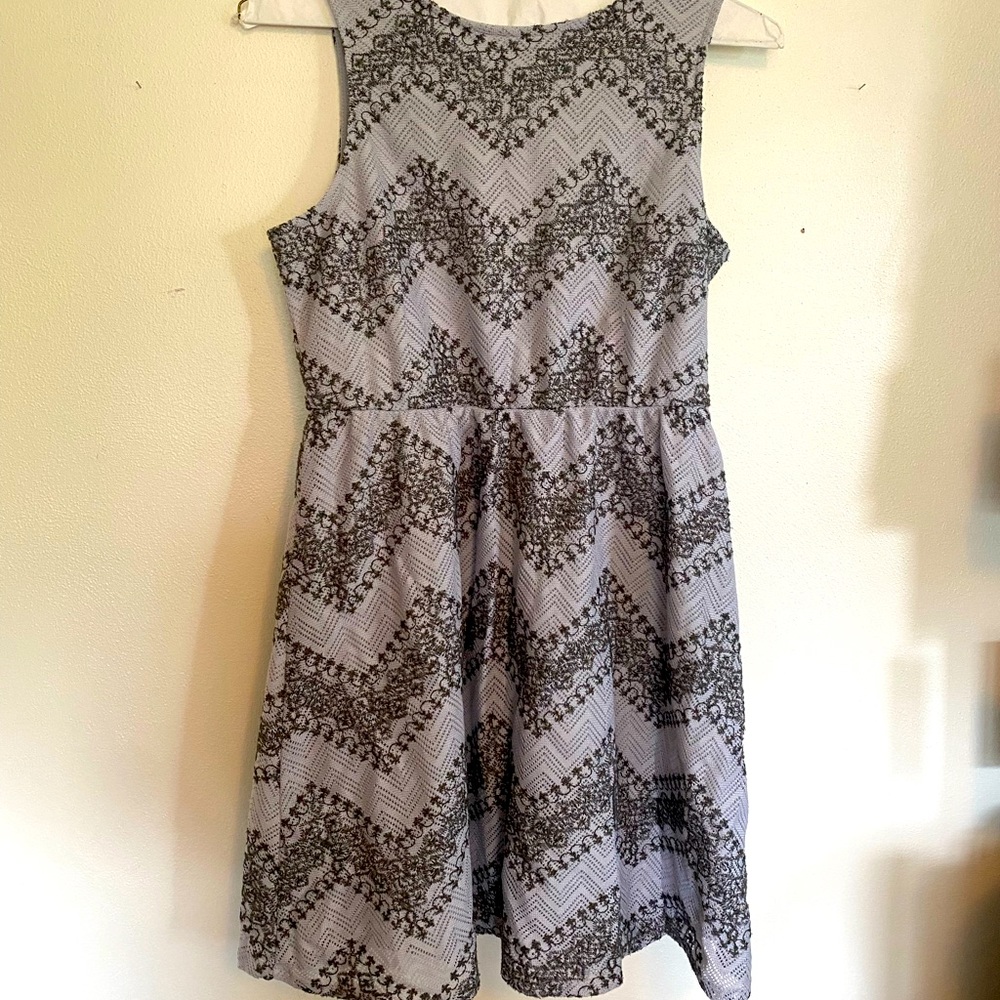 Bold and Intricate Pattern Dress. Medium